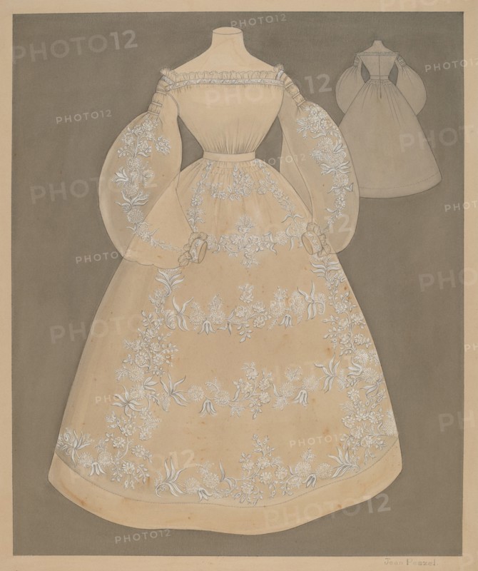 Dress, c. 1937. Creator: Jean Peszel.