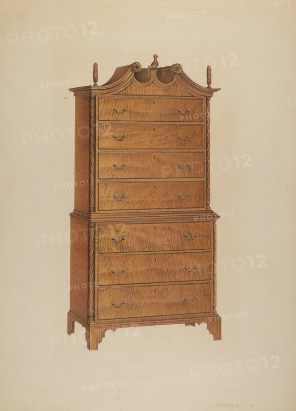 Chest-on-Chest, c. 1939. Creator: Lawrence Phillips.