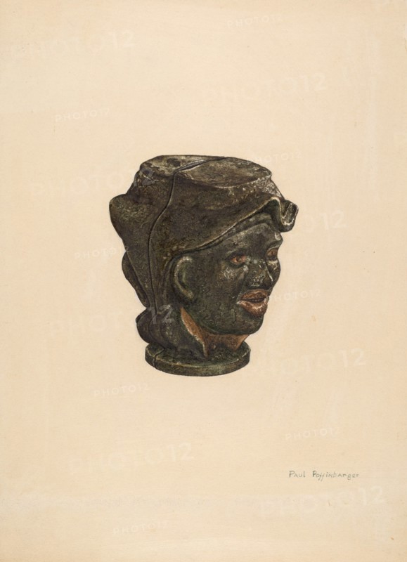 Iron Negro Bank, c. 1940. Creator: Paul Poffinbarger.