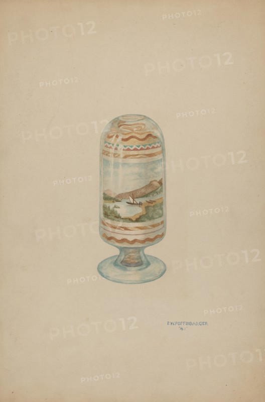 Sand Picture, c. 1941. Creator: Paul Poffinbarger.