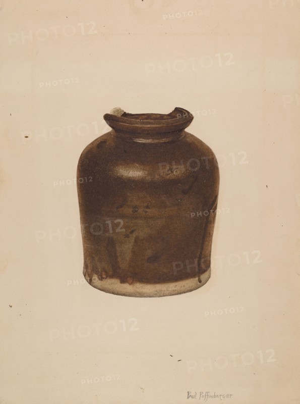 Fruit Jar, c. 1939. Creator: Paul Poffinbarger.