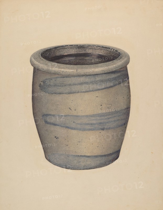Crock, c. 1939. Creator: Paul Poffinbarger.