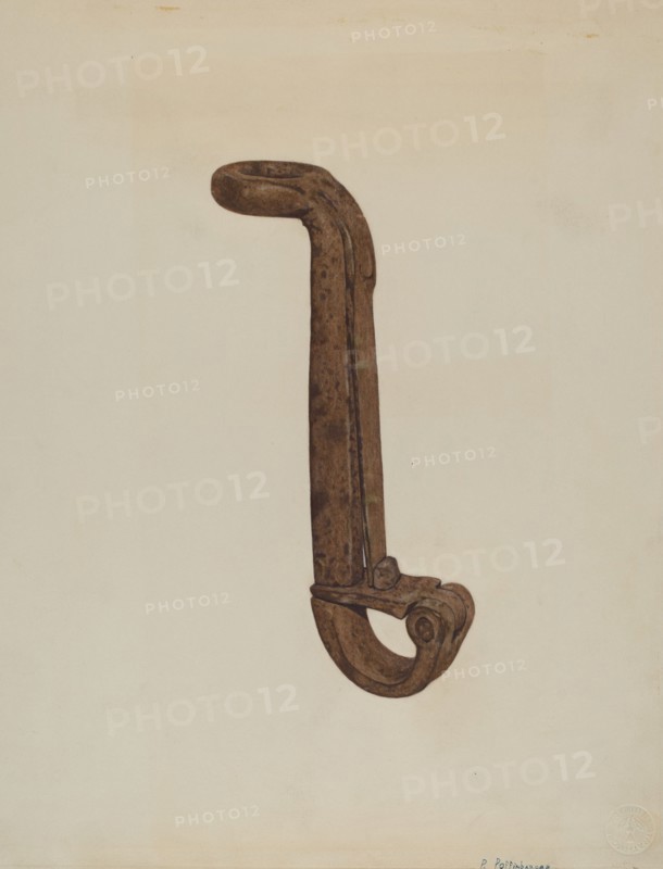 Bucket Hooks, c. 1938. Creator: Paul Poffinbarger.