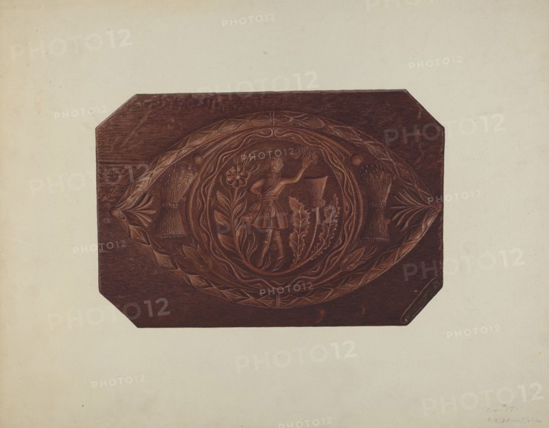Cake Board, 1935/1942. Creator: Robert Pohle.