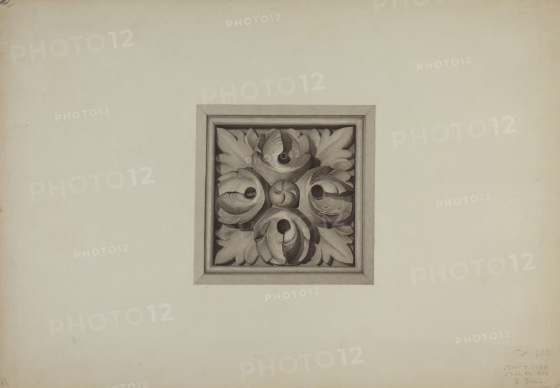 Architectural Detail, 1939. Creator: Robert Pohle.