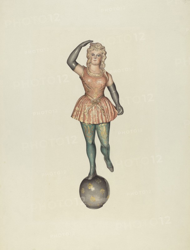 Carousel Calliope Figure, c. 1939. Creator: Robert Pohle.