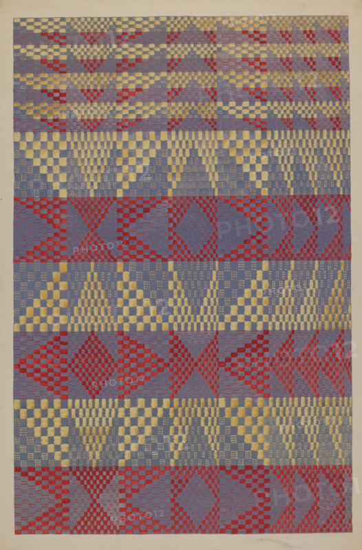 Coverlet, c. 1936. Creator: Dorothy Posten.