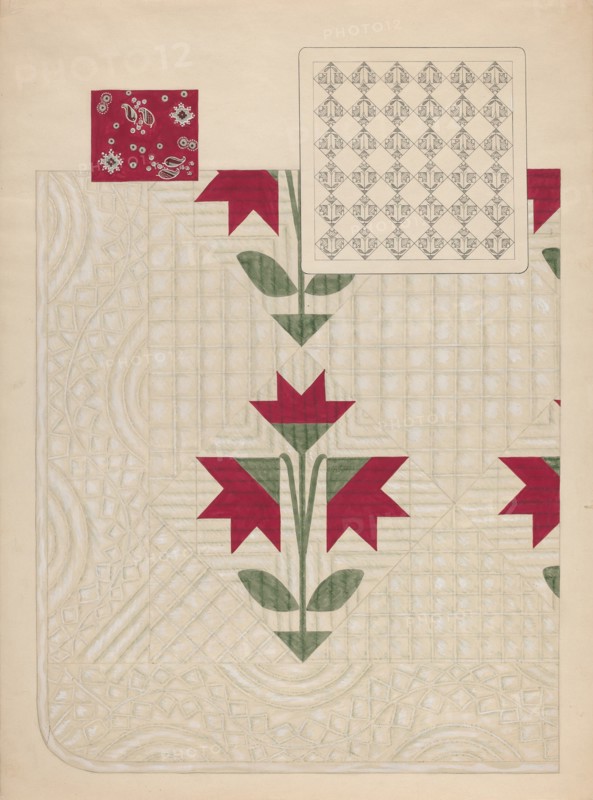 Quilt, c. 1937. Creator: Dorothy Posten.