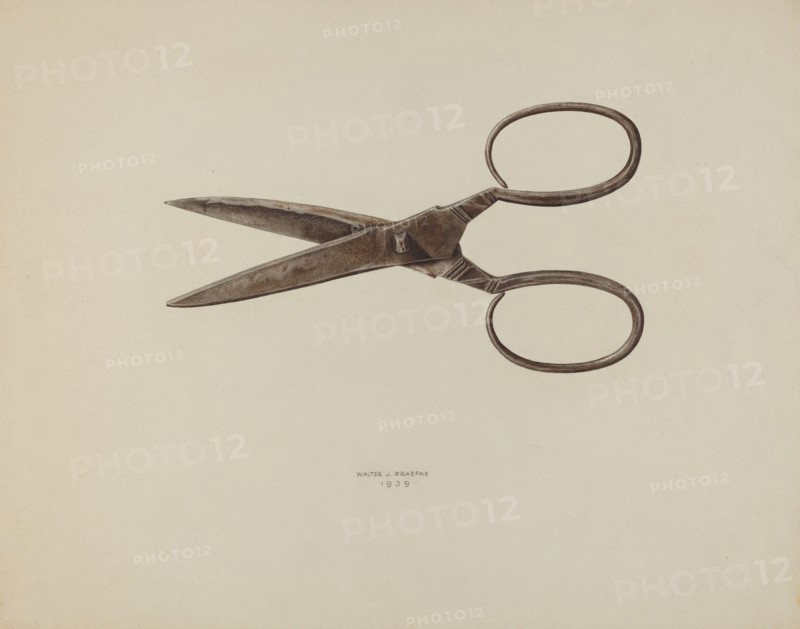 Scissors, 1939. Creator: Walter Praefke.