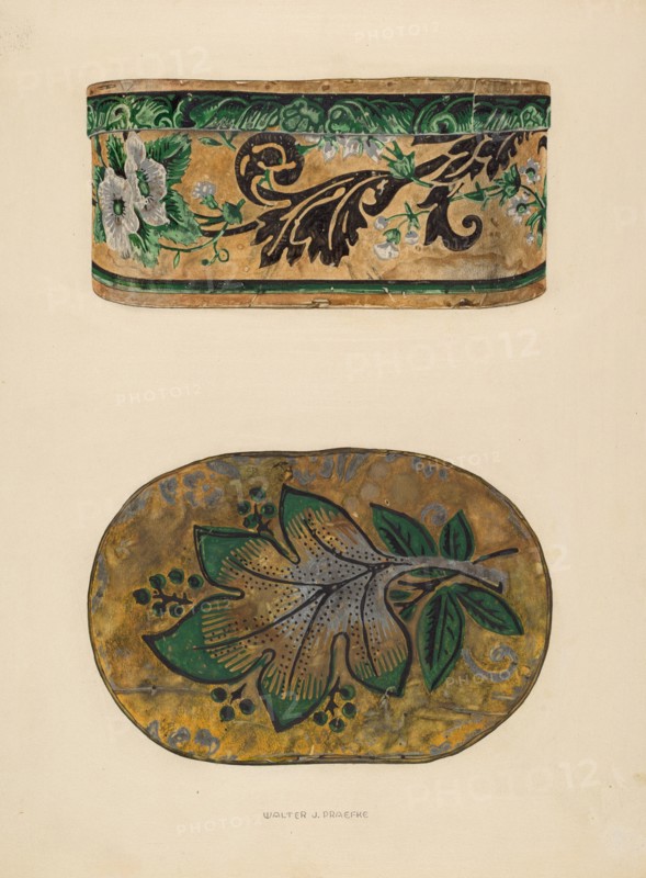 Hat Box, c. 1937. Creator: Walter Praefke.
