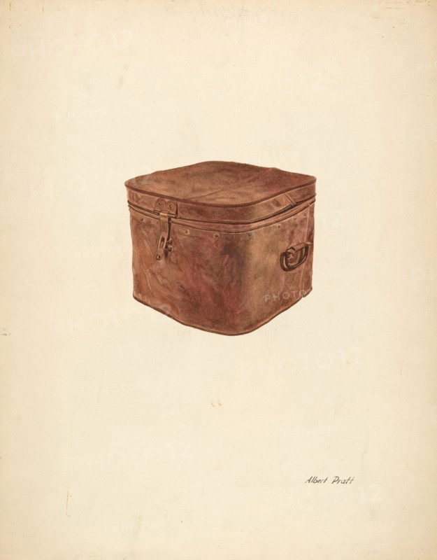 Copper Storage Box, c. 1940. Creator: Albert Pratt.