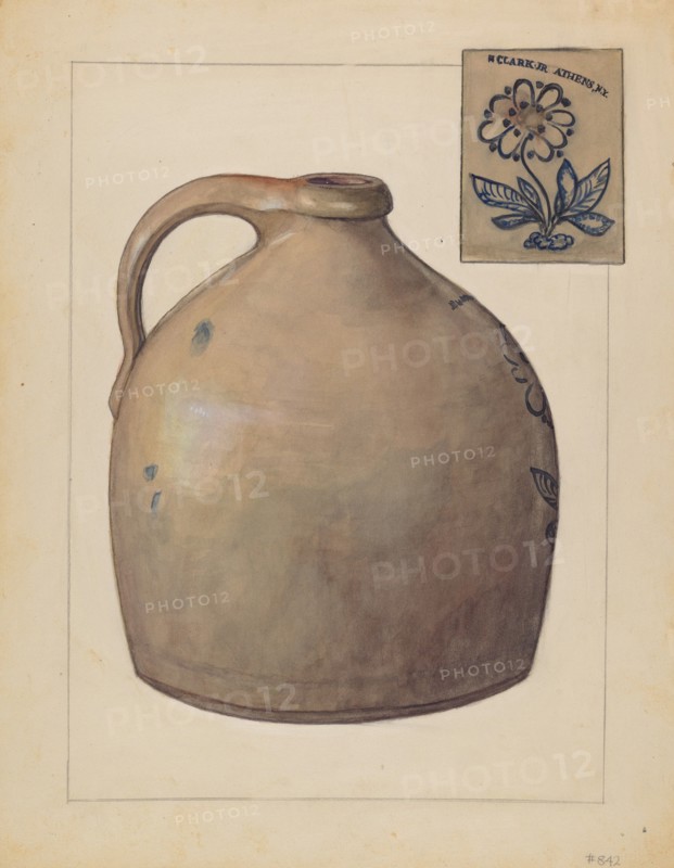 Jug, 1936. Creator: Jessica Price.