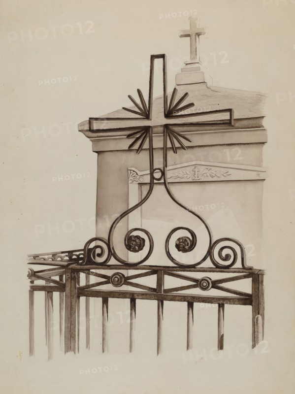 Cross, c. 1936. Creator: Ray Price.