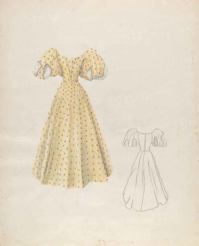 Evening Dress, c. 1937. Creator: Ray Price.