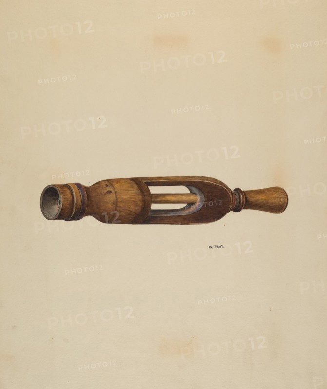Hand Bottle Corker, c. 1940. Creator: Ray Price.