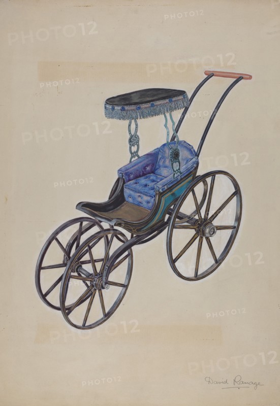 Doll Go-Cart, c. 1937. Creator: David Ramage.