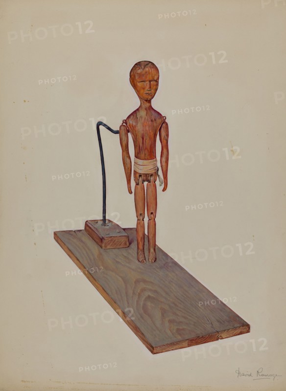 Jigging Figure, c. 1937. Creator: David Ramage.