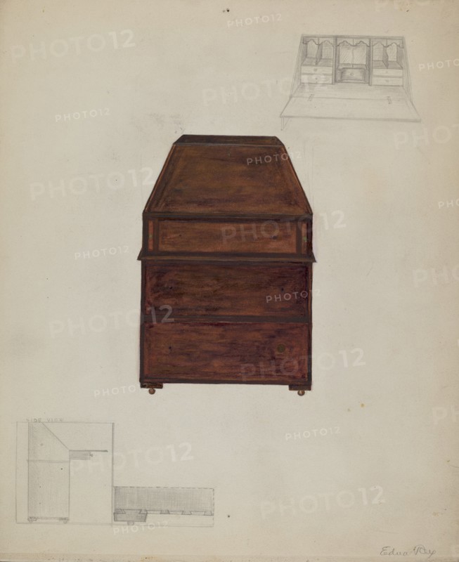 Desk, 1935/1942. Creator: Edna C. Rex.