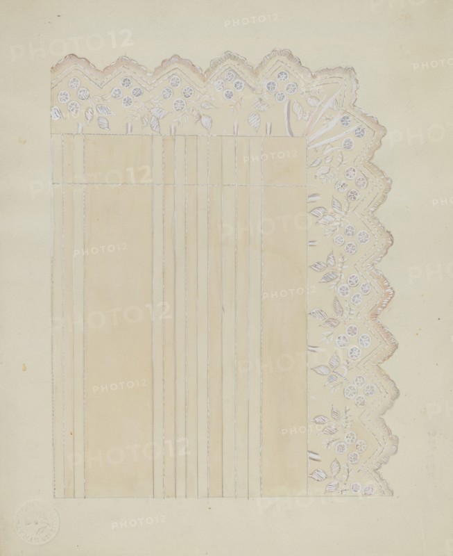 Pillow Sham, c. 1936. Creator: Edna C. Rex.