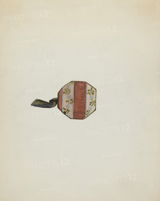 Pin Cushion, c. 1936. Creator: Edna C. Rex.