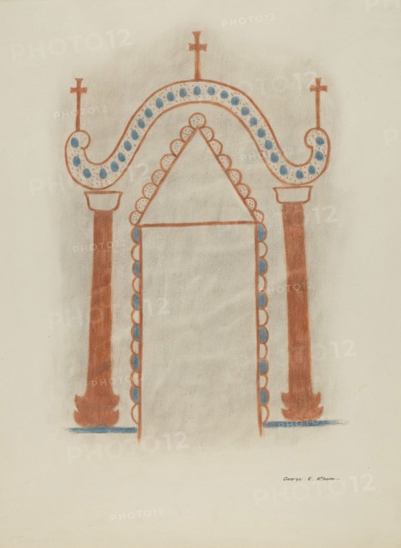 Wall Painting, c. 1939. Creator: George E. Rhone.