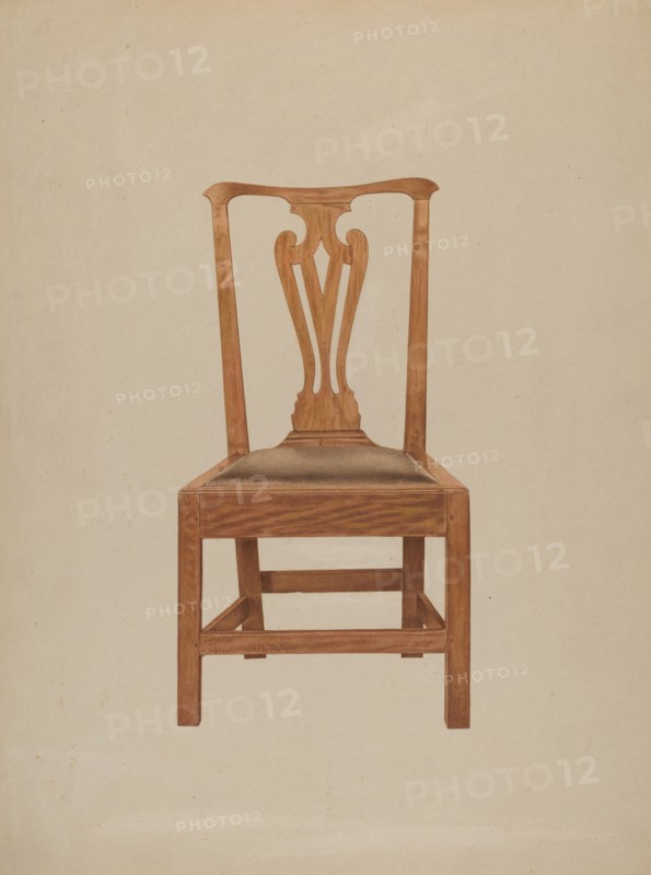 Chair, c. 1938. Creator: Michael Riccitelli.