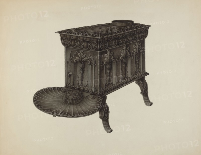 Foot Stove, c. 1937. Creator: Wilbur M Rice.