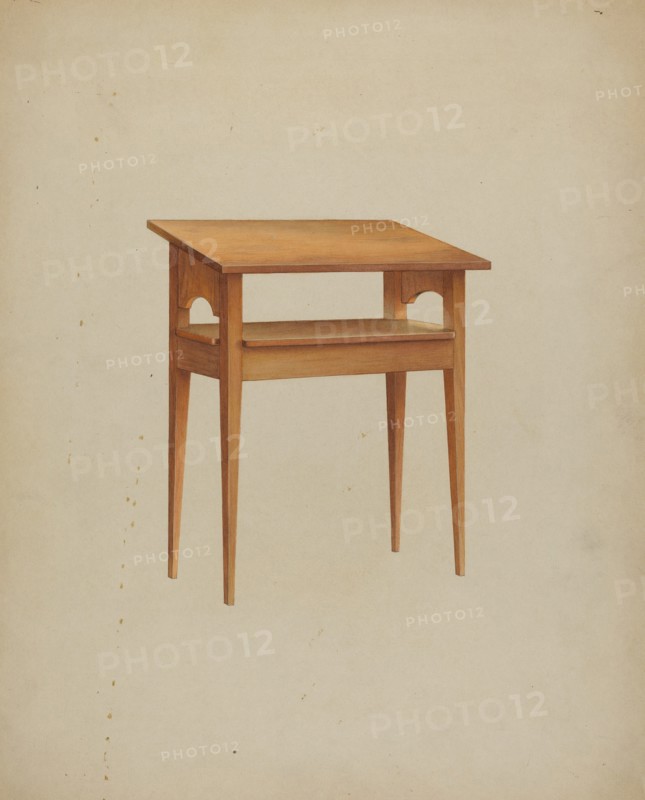 Shaker Dining Table, c. 1937. Creator: Winslow Rich.