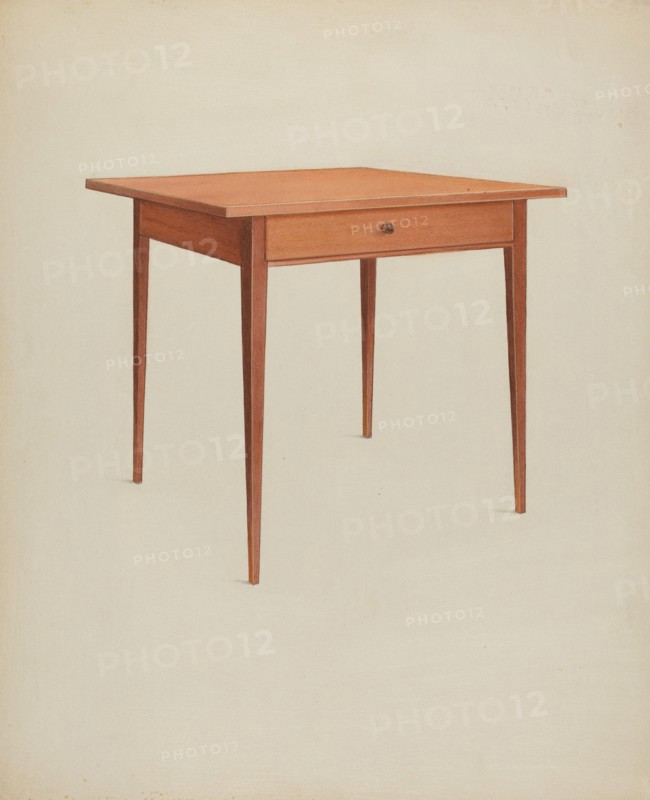 Shaker Table, c. 1937. Creator: Winslow Rich.