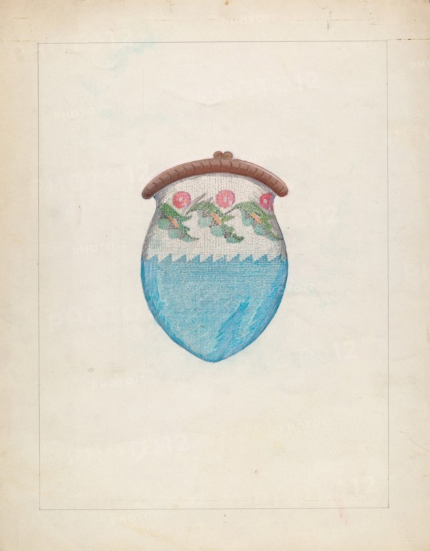 Purse, c. 1937. Creator: Mabel Ritter.