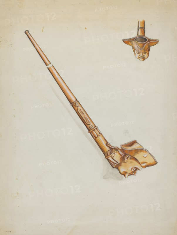 Pipe, c. 1936. Creator: Mabel Ritter.