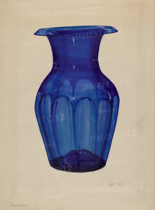 Vase, c. 1937. Creator: Janet Riza.