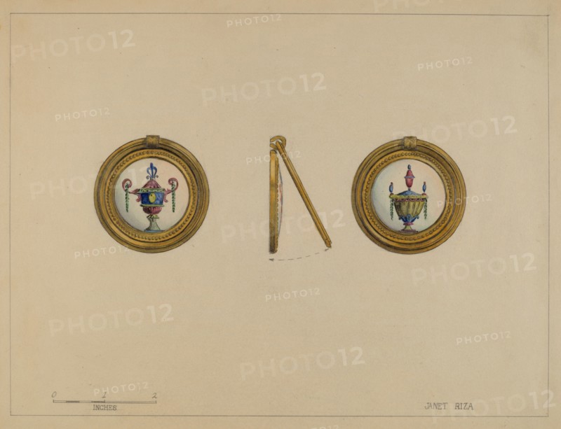 Drawer Pull, c. 1936. Creator: Janet Riza.