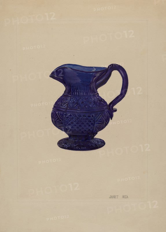 Cream Pitcher, 1935/1942. Creator: Janet Riza.