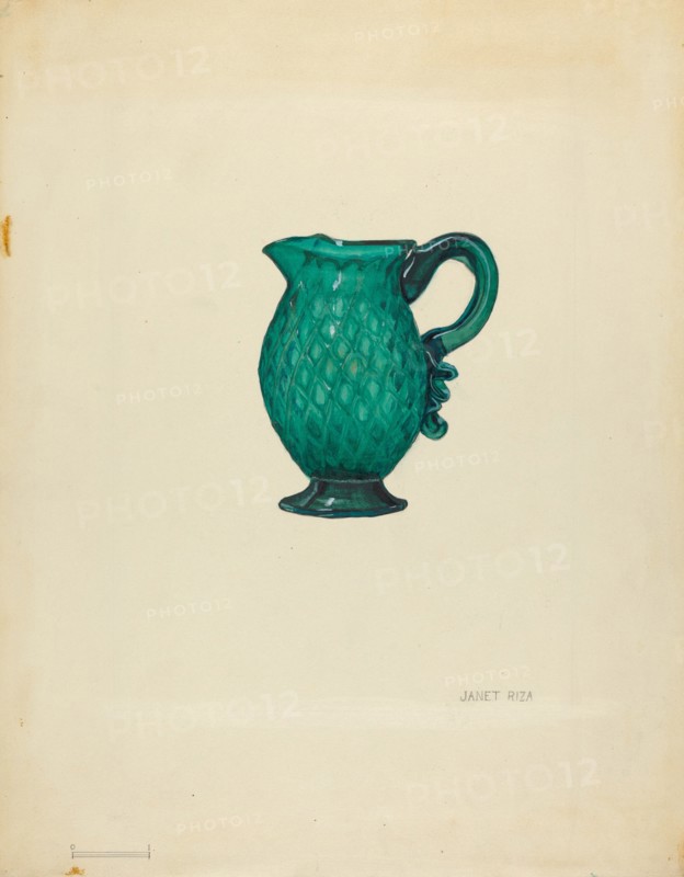 Cream Pitcher, c. 1940. Creator: Janet Riza.