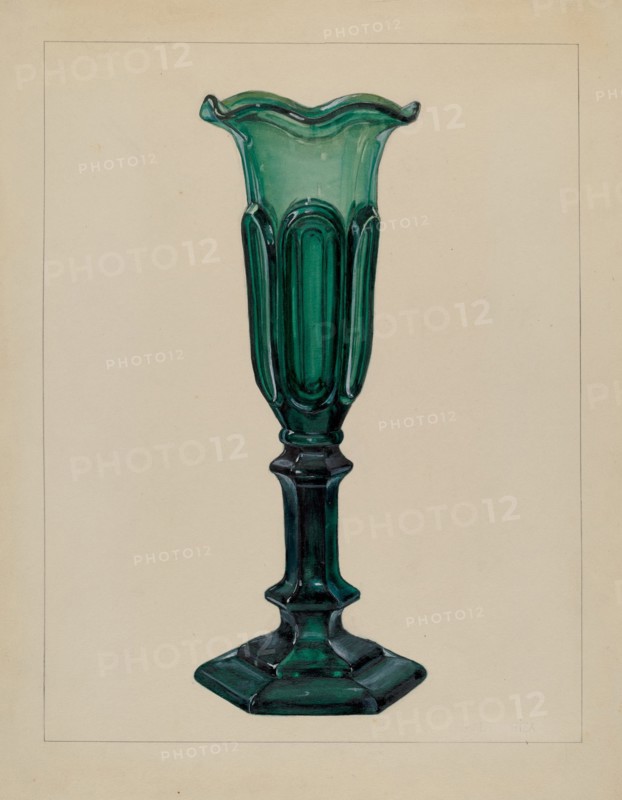 Vase, c. 1940. Creator: Janet Riza.
