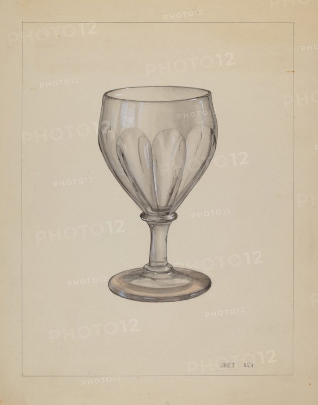 Goblet, c. 1936. Creator: Janet Riza.