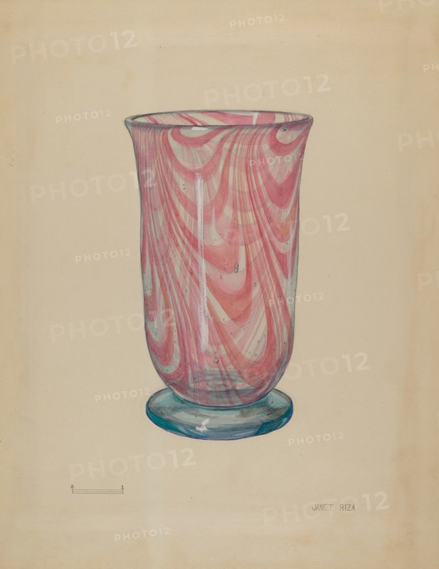 Glass, c. 1938. Creator: Janet Riza.