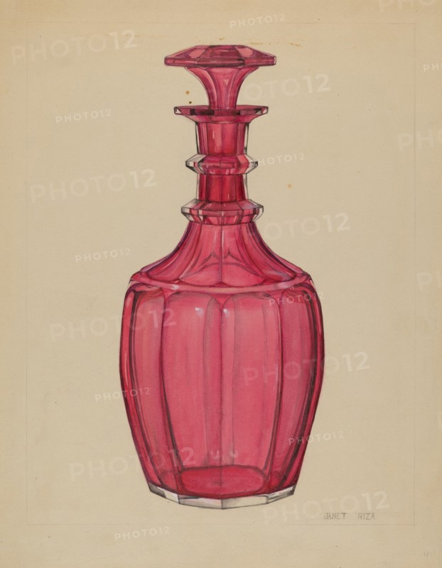 Carafe, c. 1937. Creator: Janet Riza.