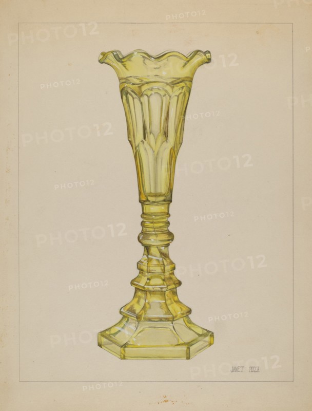 Vase, c. 1936. Creator: Janet Riza.
