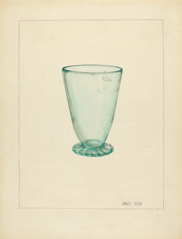 Toddy Glass, 1935/1942. Creator: Janet Riza.