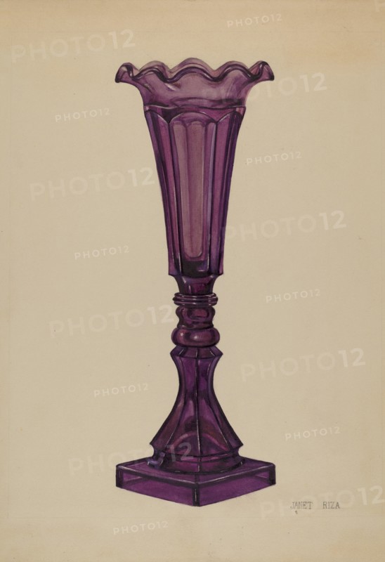 Vase, c. 1937. Creator: Janet Riza.