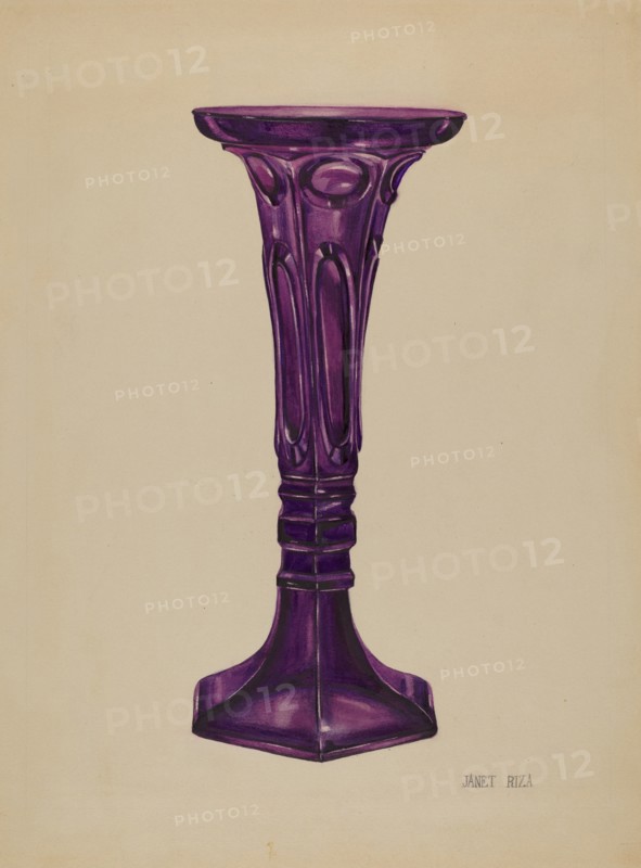 Vase, c. 1937. Creator: Janet Riza.