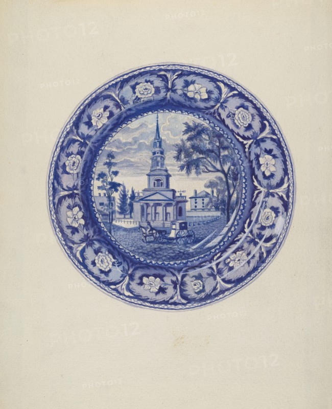 Plate, c. 1936. Creator: Florian Rokita.