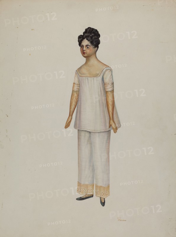 Doll - "Lydia Sherman", c. 1937. Creator: Josephine C. Romano.