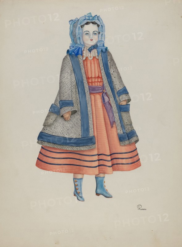 Doll - "Rose Bates", 1935/1942. Creator: Josephine C. Romano.