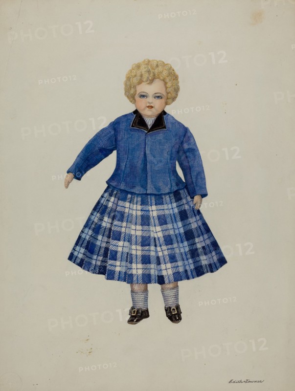 Doll - "Leslie Simpson", c. 1937. Creators: Josephine C. Romano, Edith Towner.