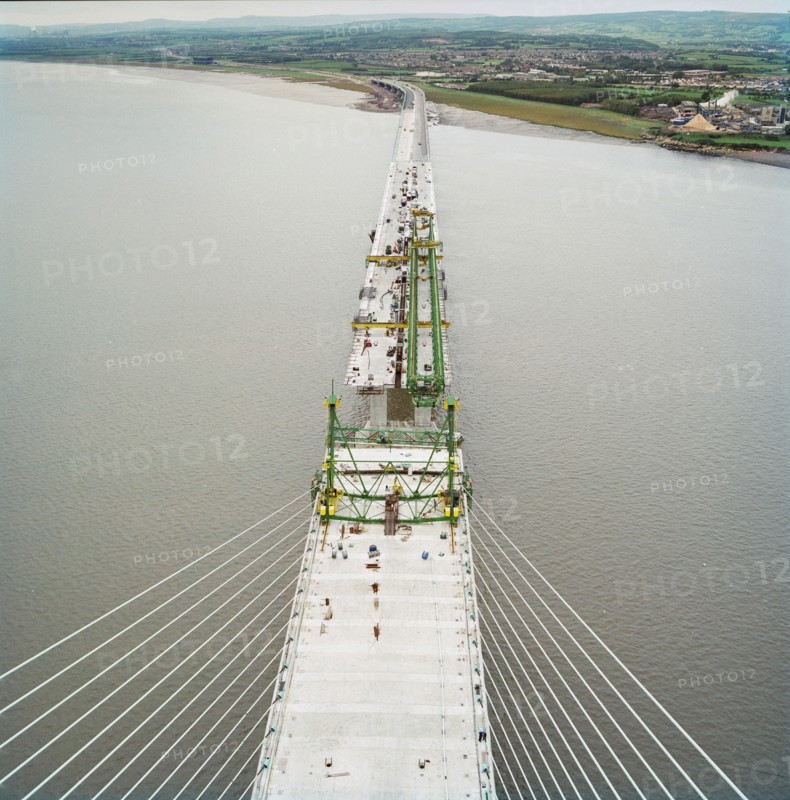 Second Severn Crossing, M4, New Passage, Pilning and Severn Beach, Gloucestershire, 18/10/1995. Creator: John Laing plc.
