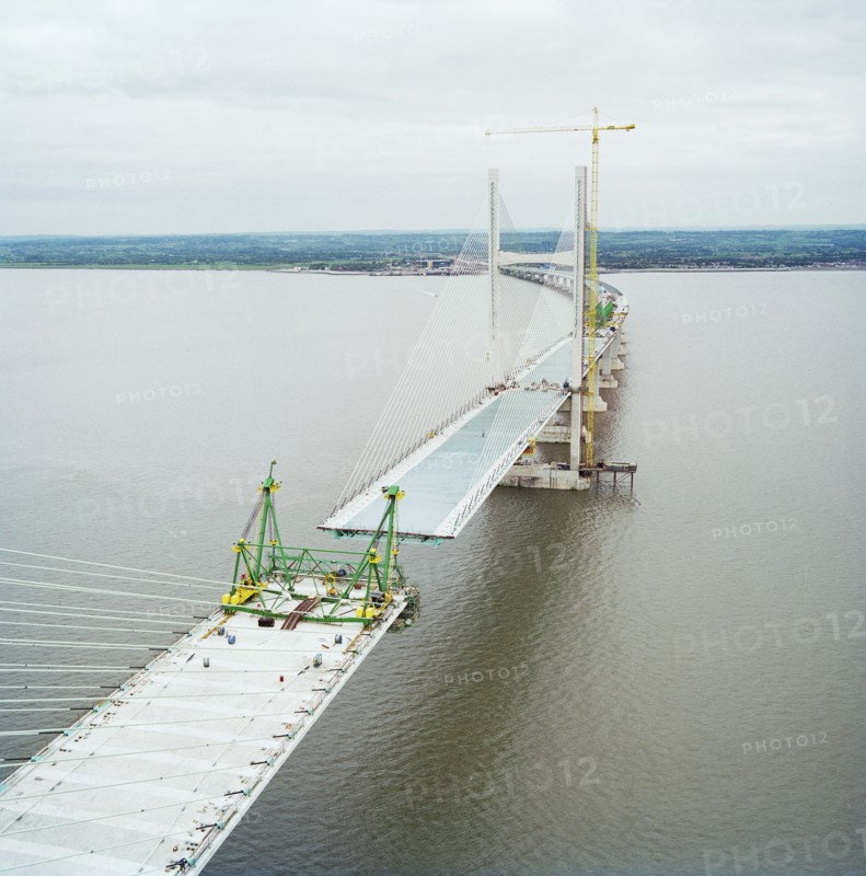 Second Severn Crossing, M4, New Passage, Pilning and Severn Beach, Gloucestershire, 18/10/1995. Creator: John Laing plc.