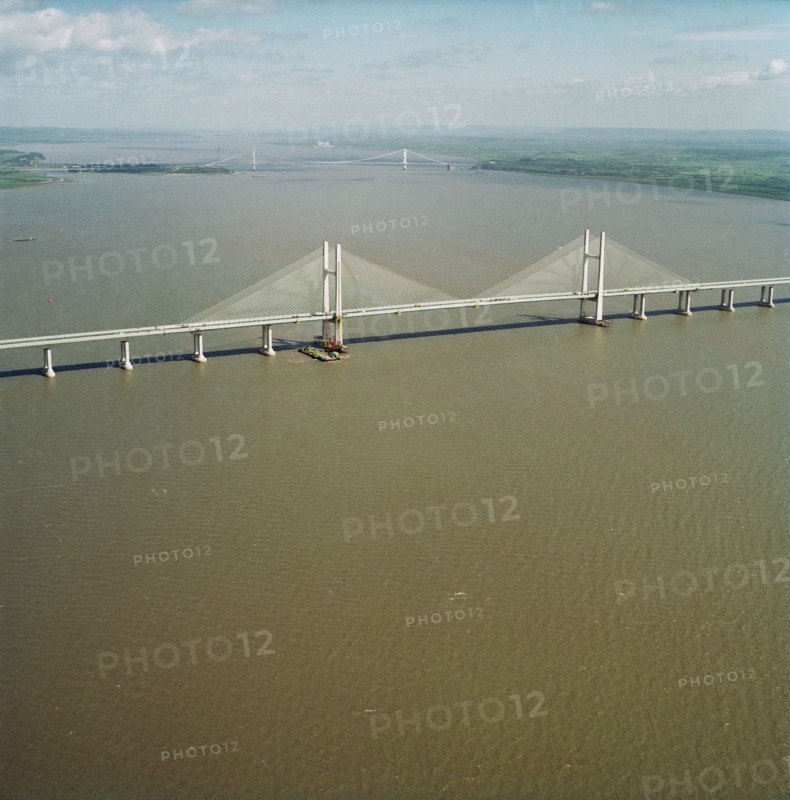 Second Severn Crossing, M4, New Passage, Pilning and Severn Beach, Gloucestershire, 25/04/1996. Creator: John Laing plc.